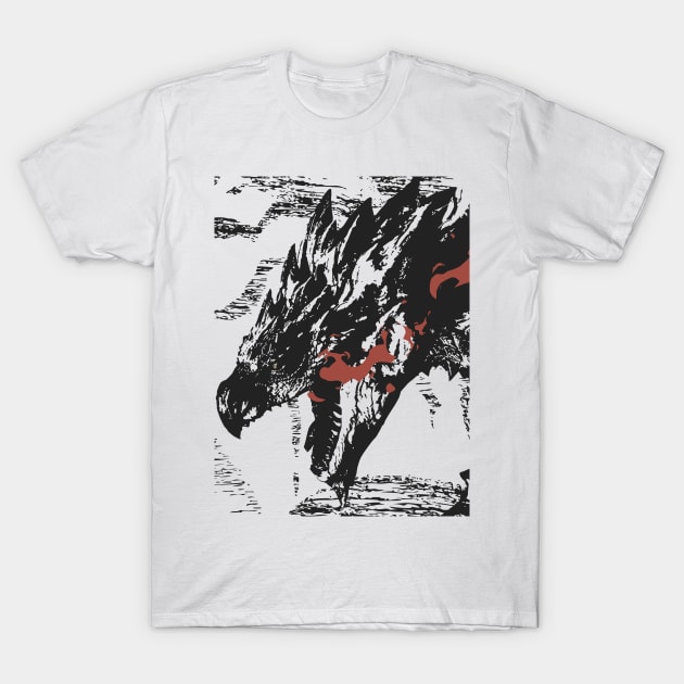 Rathalos T-Shirt by Mahlowd